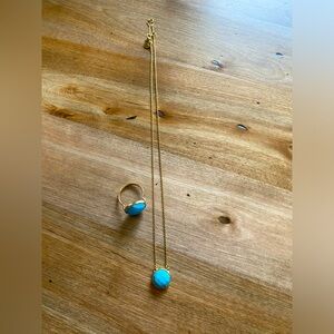 Stella & Dot necklace and size 7 ring